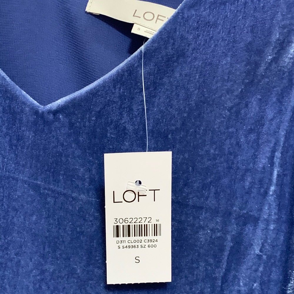 🔸Velvet Shell Top 〰️ LOFT - Picture 8 of 10